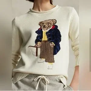Polo Ralph Lauren Sweaters Polo Bear Cotton Sweater Poshmark